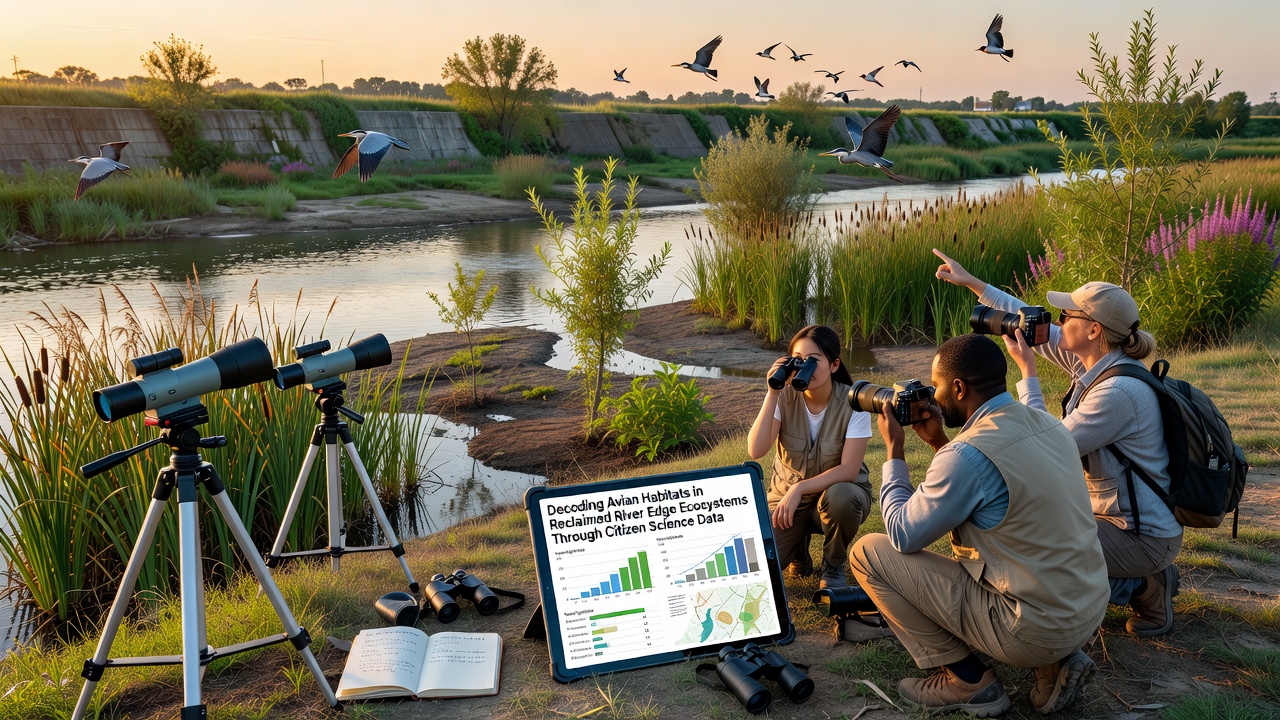 Decoding Avian Habitats in Reclaimed River Edge Ecosystems Through Citizen Science Data