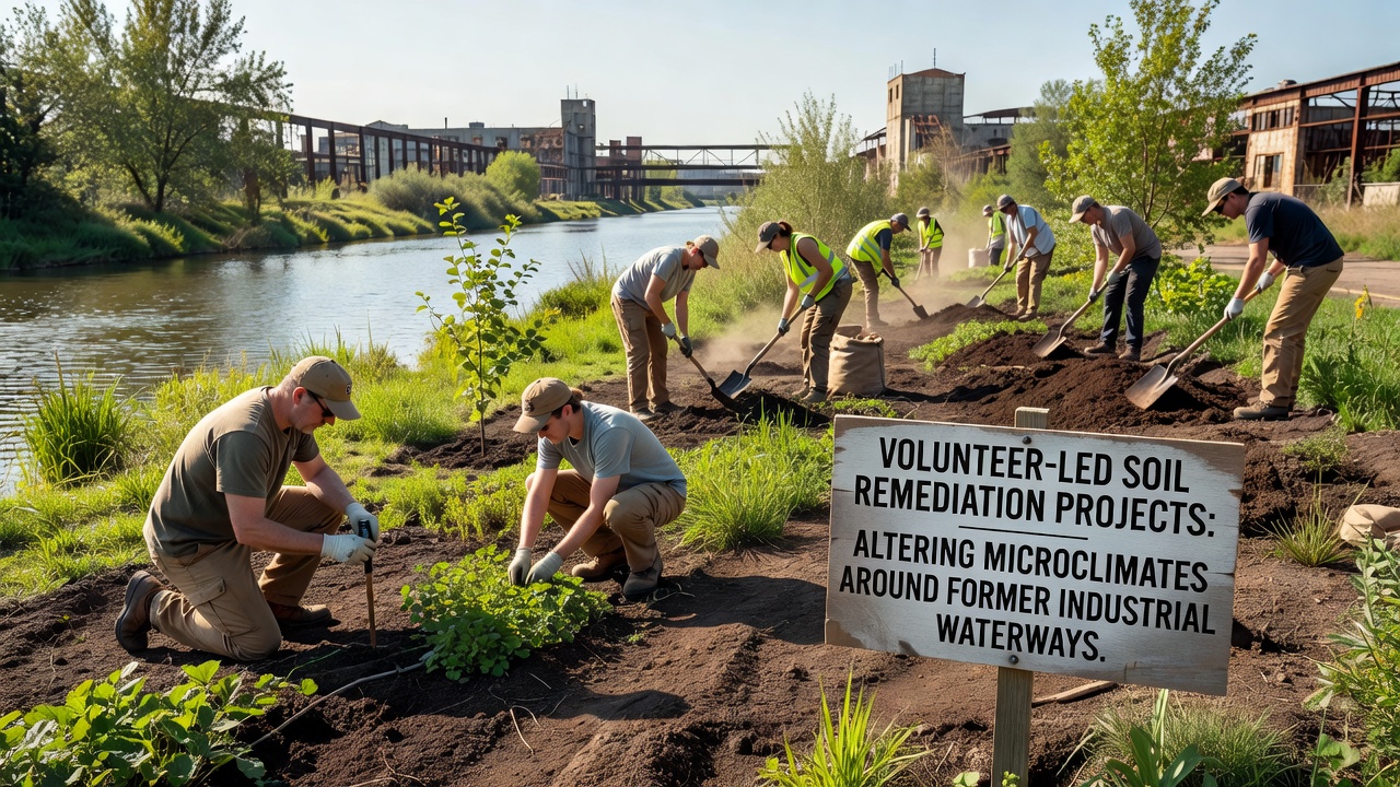 How Volunteer-Led Soil Remediation Projects Are Altering Microclimates Around Former Industrial Waterways