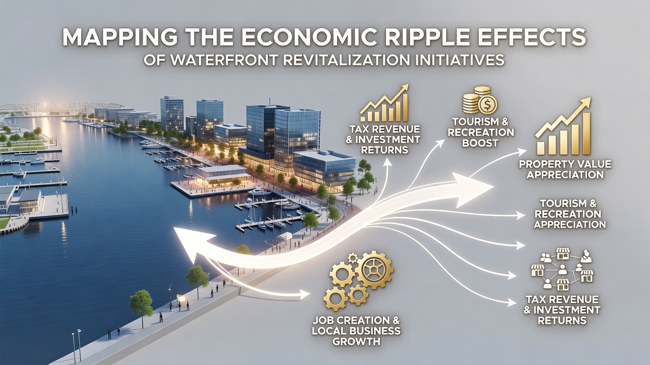 Mapping the Economic Ripple Effects of Waterfront Revitalization Initiatives
